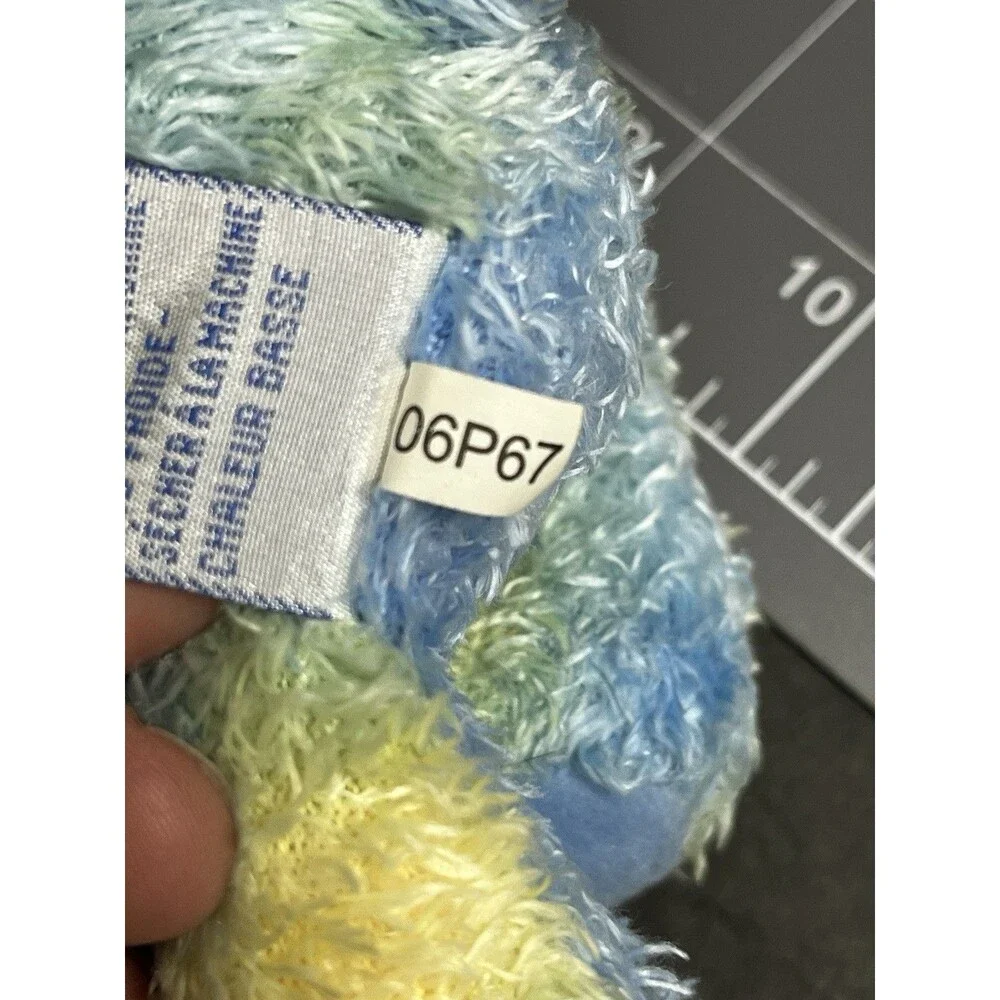 Baby Gund Sprinkles Hippo Soft Plush Rattle Toy Pastel Blue Yellow Lamb 58179